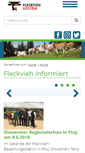 Mobile Screenshot of fleckvieh.at